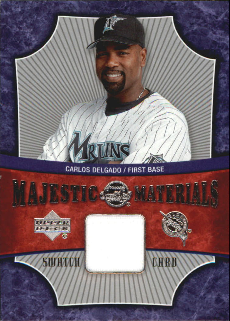 2005 Sweet Spot Majestic Materials #CD  Carlos Delgado