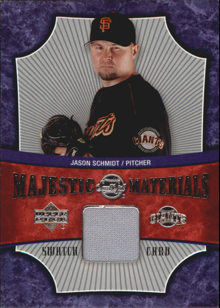 2005 Sweet Spot Majestic Materials #MMJS Jason Schmidt