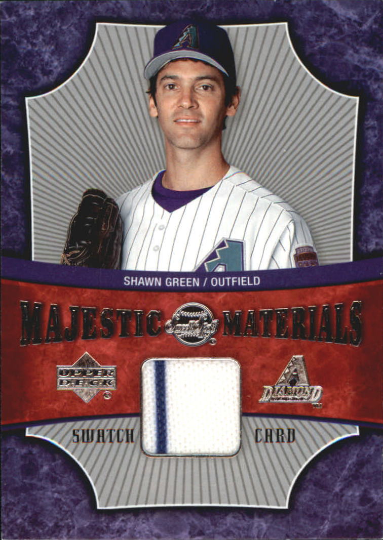 2005 Sweet Spot Majestic Materials #SG Shawn Green