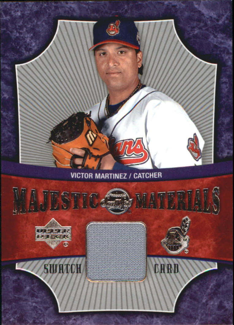 2005 Sweet Spot Majestic Materials #MMVM Victor Martinez