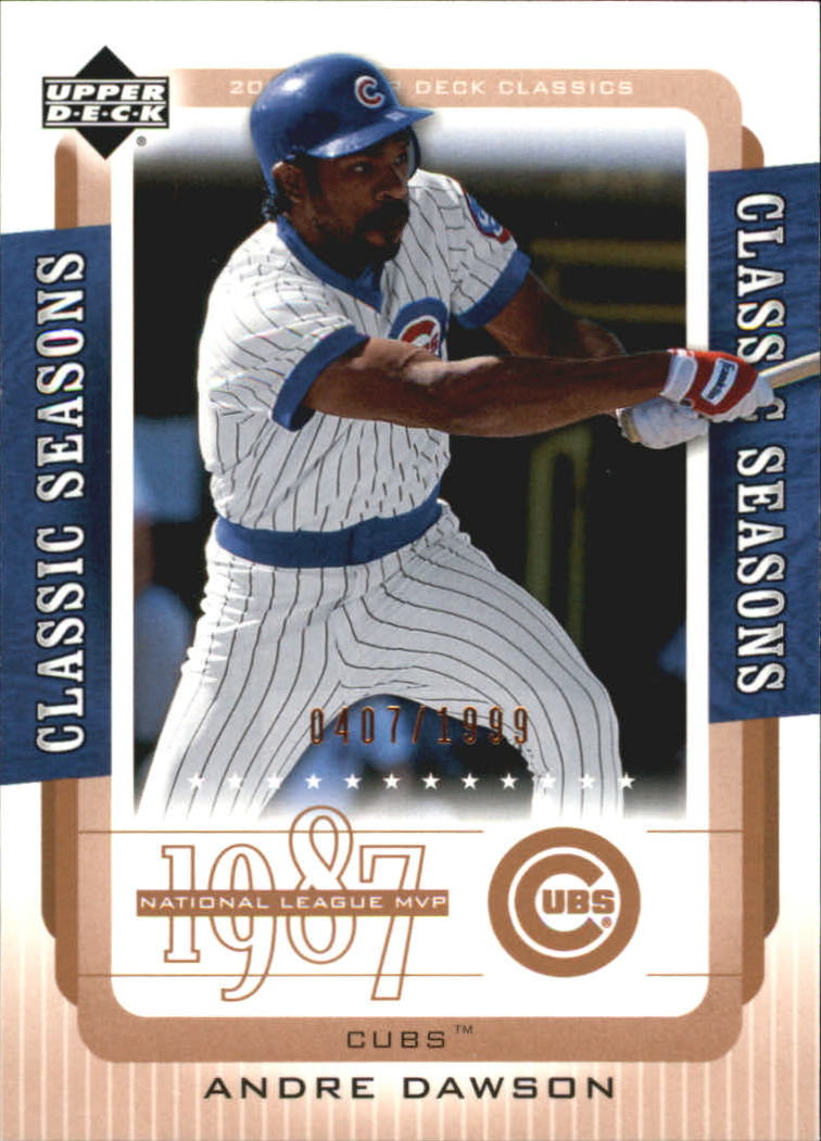 2005 Upper Deck Classics Seasons #AD Andre Dawson