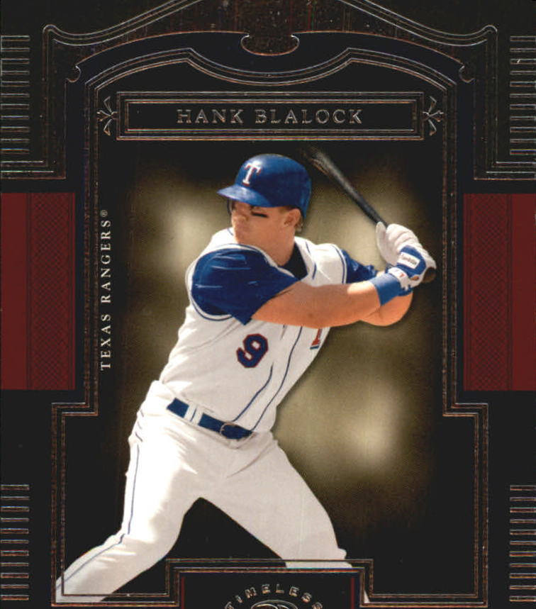 2005 Timeless Treasures 9 Hank Blalock /799 NMMT