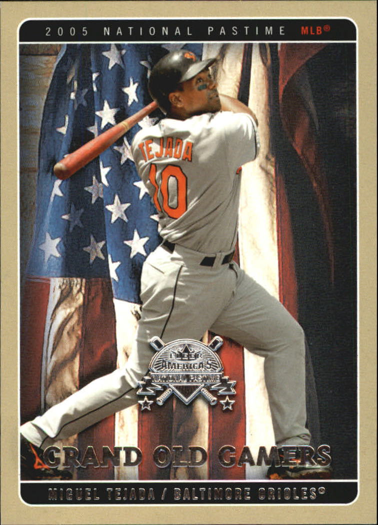 2005 National Pastime Grand Old Gamers #30 Miguel Tejada