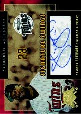 2005 National Pastime Signature Swings Gold #SS Shannon Stewart/179