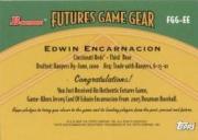 2005 Bowman Futures Game Gear Jersey Relics #EE Edwin Encarnacion back image