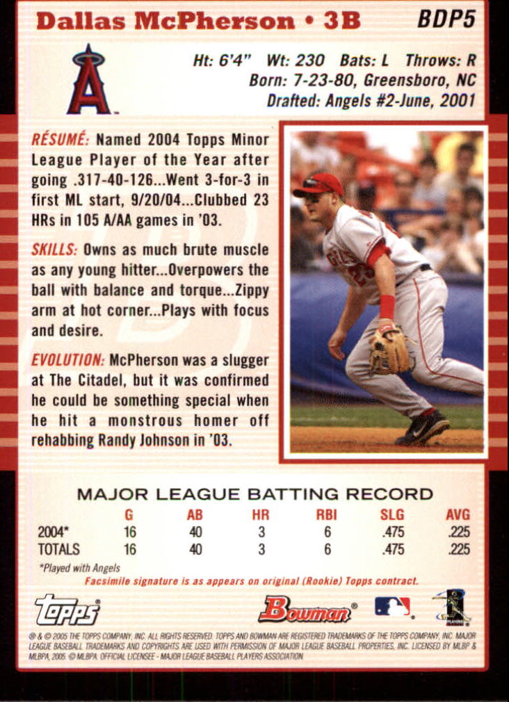 2005 Bowman Draft Baseball Card Pick - Picture 11 of 317