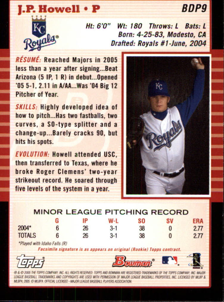 2005 Bowman Draft Baseball Card Pick - Picture 19 of 317