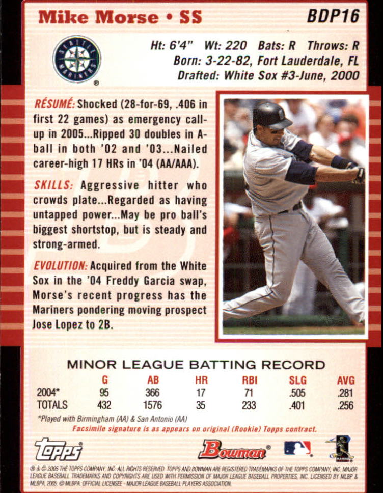 2005 Bowman Draft Baseball Card Pick - Picture 33 of 317