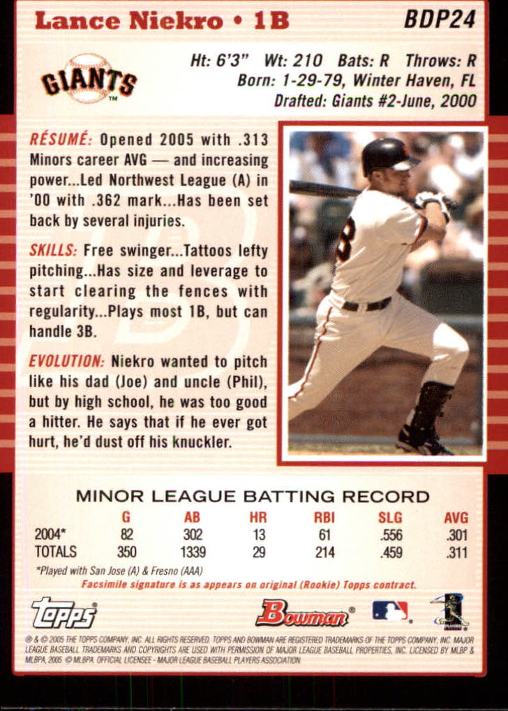 2005 Bowman Draft Baseball Card Pick - Picture 47 of 317