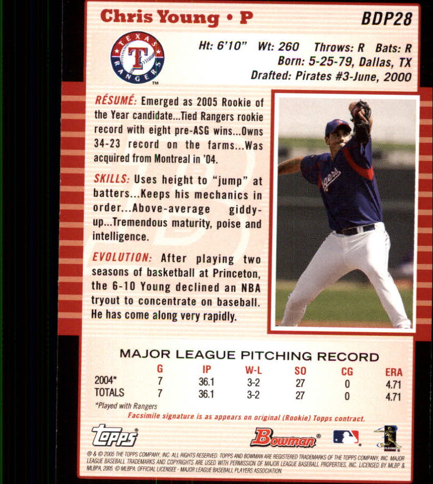 2005 Bowman Draft Baseball Card Pick - Picture 55 of 317