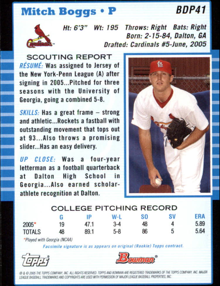 2005 Bowman Draft Baseball Card Pick - Picture 81 of 317