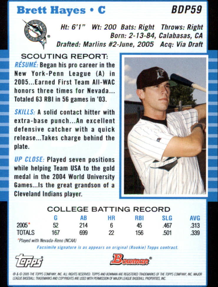 2005 Bowman Draft Baseball Card Pick - Picture 115 of 317