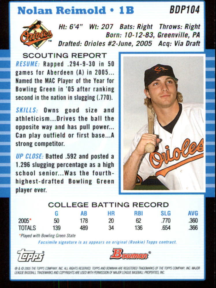 2005 Bowman Draft Baseball Card Pick - Picture 203 of 317