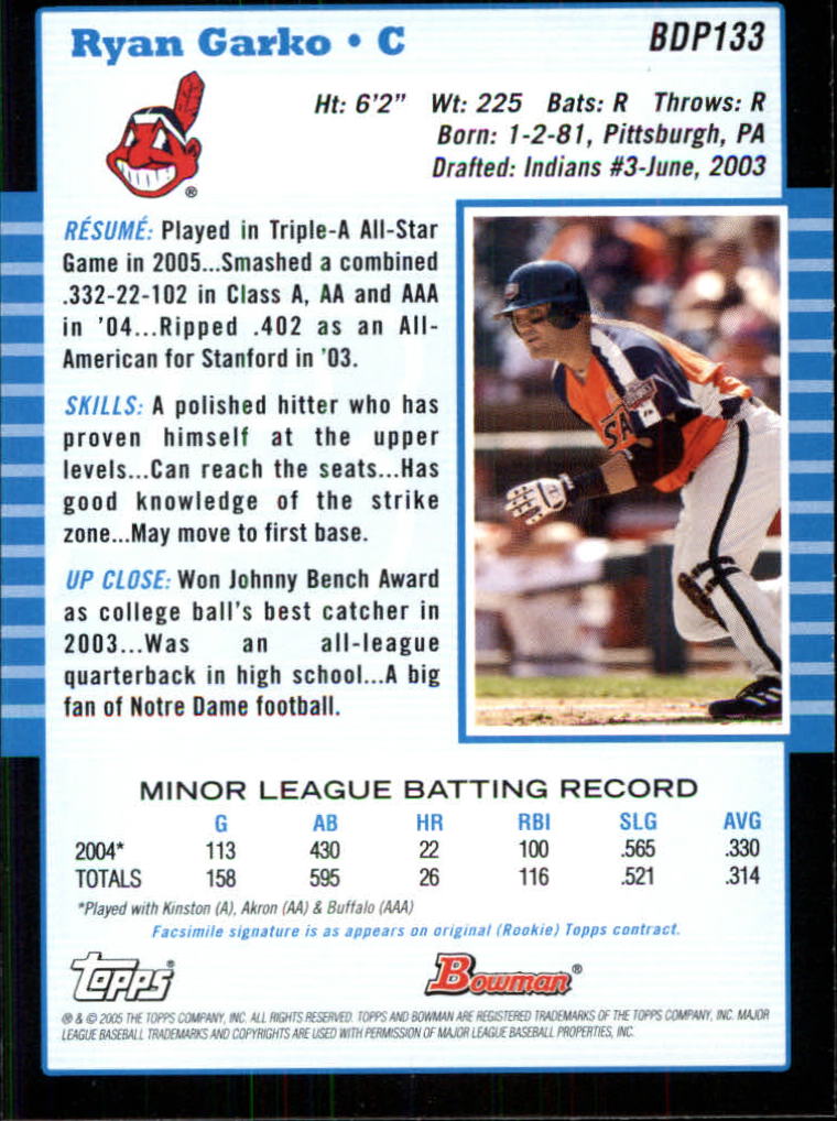 2005 Bowman Draft Baseball Card Pick - Picture 257 of 317