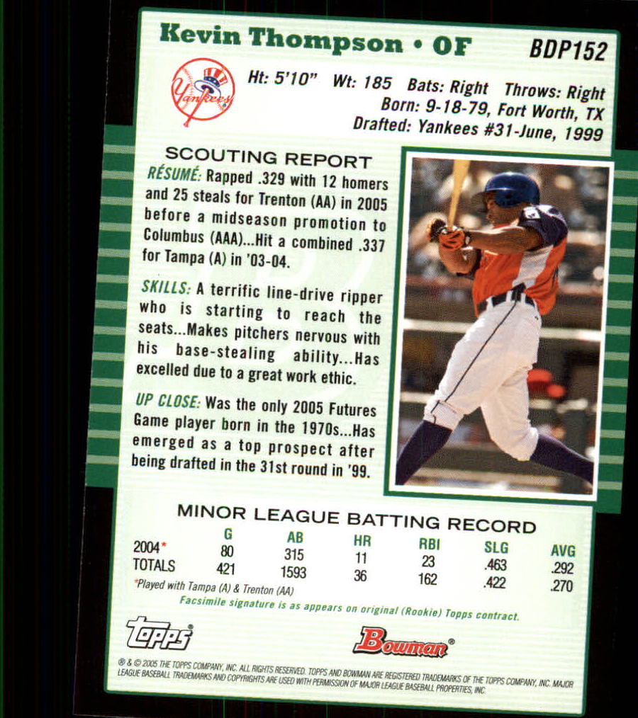 2005 Bowman Draft Baseball Card Pick - Picture 293 of 317