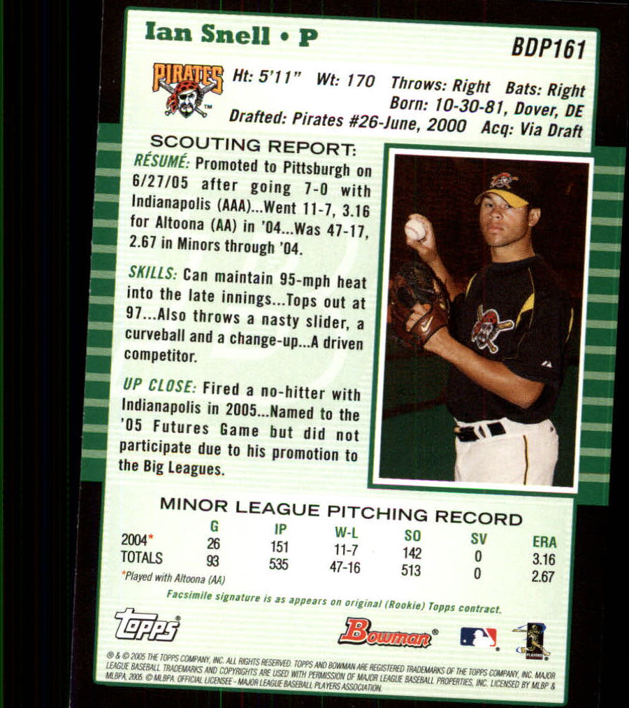 2005 Bowman Draft Baseball Card Pick - Picture 311 of 317