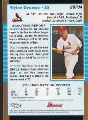 2005 Bowman Draft Gold Baseball (Karte aus Liste auswählen) C6 07-24 - Bild 25 von 142