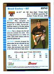 2005 Bowman Draft Gold Baseball (Karte aus Liste auswählen) C6 07-24 - Bild 34 von 142