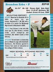 2005 Bowman Draft Gold Baseball (Karte aus Liste auswählen) C6 07-24 - Bild 40 von 142