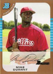 2005 Bowman Draft Gold Baseball (Karte aus Liste auswählen) C6 07-24 - Bild 55 von 142