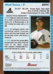 2005 Bowman Draft Gold Baseball (Karte aus Liste auswählen) C6 07-24 - Bild 60 von 142