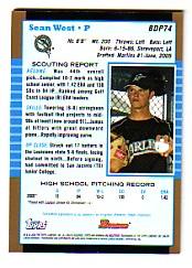 2005 Bowman Draft Gold Baseball (Karte aus Liste auswählen) C6 07-24 - Bild 65 von 142