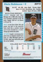 2005 Bowman Draft Gold Baseball (Karte aus Liste auswählen) C6 07-24 - Bild 69 von 142