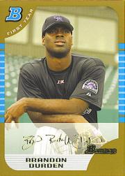 2005 Bowman Draft Gold Baseball (Karte aus Liste auswählen) C6 07-24 - Bild 72 von 142
