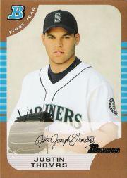 2005 Bowman Draft Gold Baseball (Karte aus Liste auswählen) C6 07-24 - Bild 74 von 142