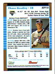 2005 Bowman Draft Gold Baseball (Karte aus Liste auswählen) C6 07-24 - Bild 108 von 142
