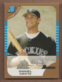 2005 Bowman Draft Gold Baseball (Karte aus Liste auswählen) C6 07-24 - Bild 109 von 142