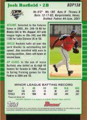 2005 Bowman Draft Gold Baseball (Karte aus Liste auswählen) C6 07-24 - Bild 120 von 142