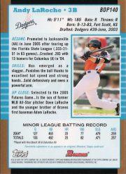 2005 Bowman Draft Gold Baseball (Karte aus Liste auswählen) C6 07-24 - Bild 124 von 142