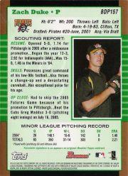 2005 Bowman Draft Gold Baseball (Karte aus Liste auswählen) C6 07-24 - Bild 132 von 142