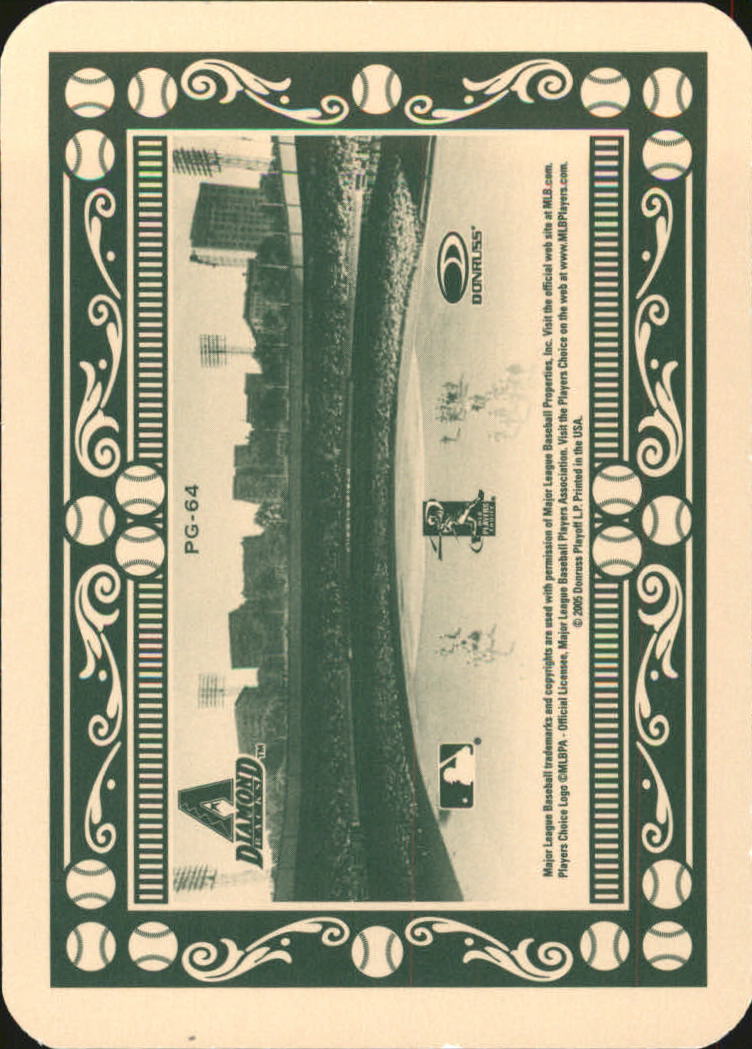 2005 Throwback Threads Polo Grounds 45 HIT Long 2 #64 Troy Glaus back image