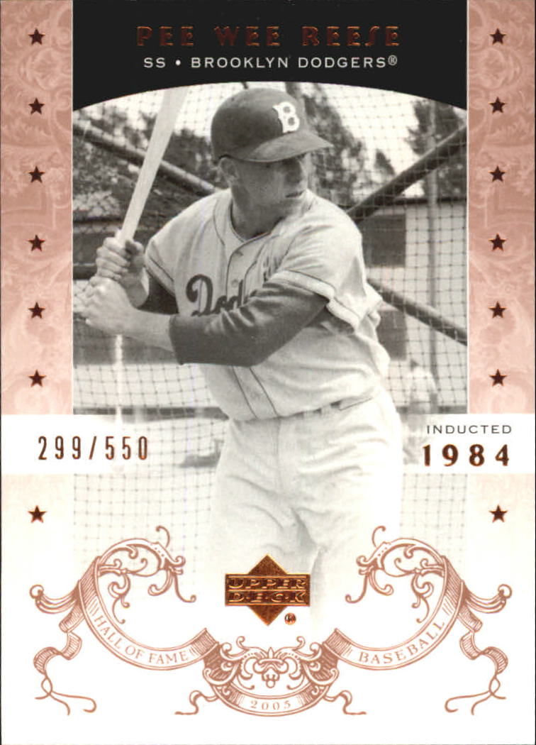 2005 Upper Deck Hall of Fame #56 Pee Wee Reese