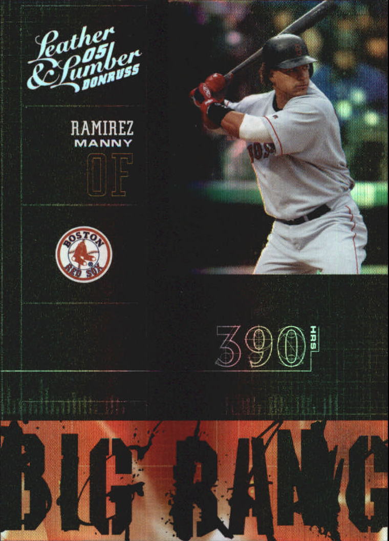 2005 Leather and Lumber Big Bang Silver #BB19 Manny Ramirez