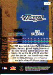 2005 Leather and Lumber #117 Roy Halladay back image
