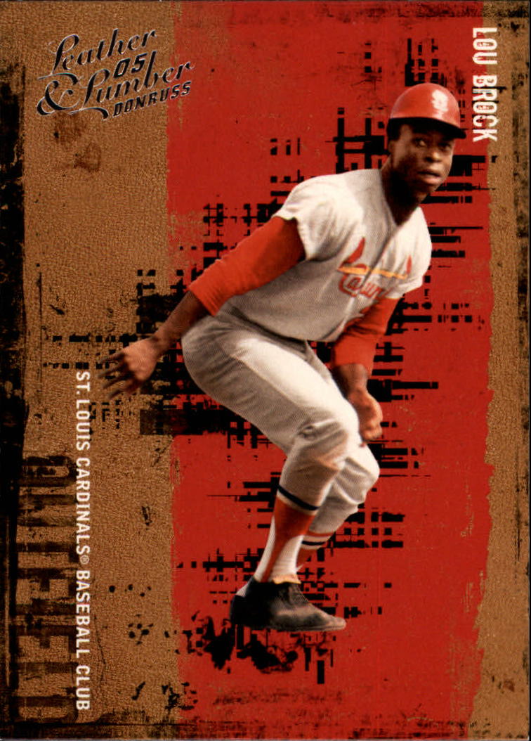 Lou Brock cards (1992-2024) Cardinals Cubs - You Choose