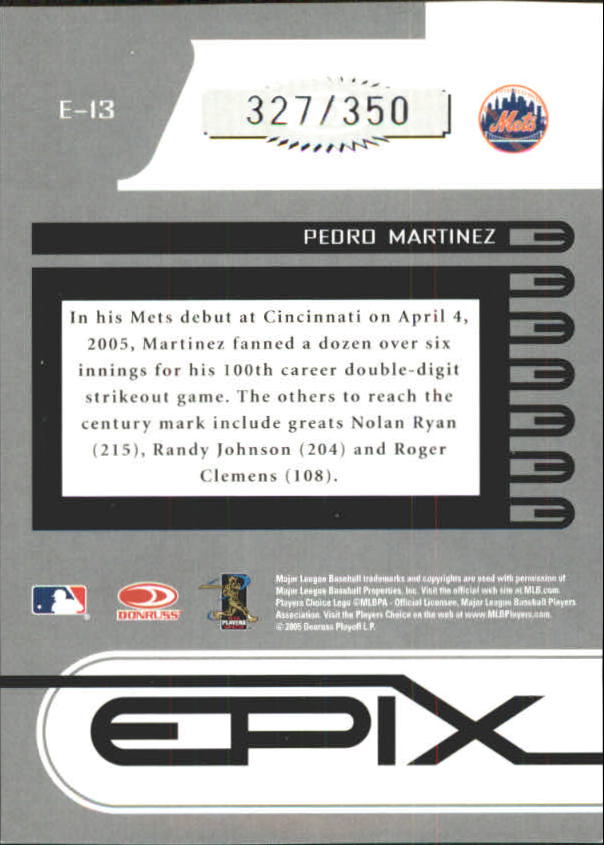 Carte inserite Zenith Baseball "Epix" 2005 - Foto 29 di 37