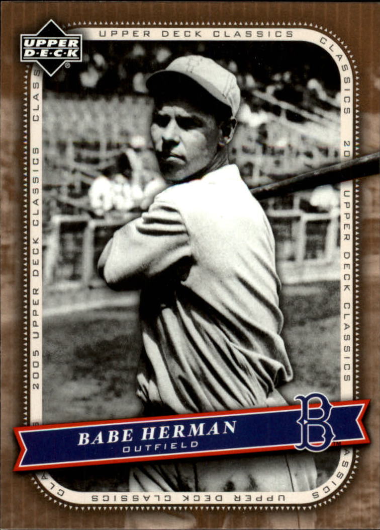 2005 Upper Deck Classics #4 Babe Herman