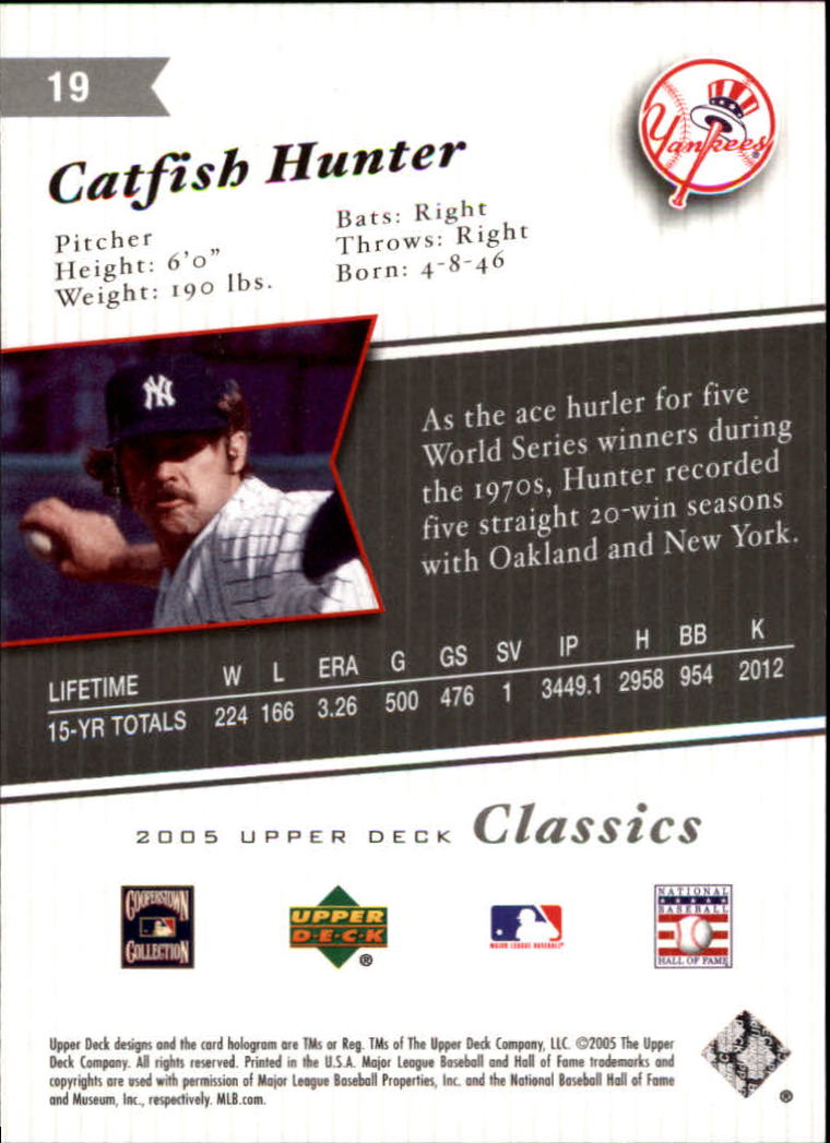 2005 Upper Deck Classics Baseball Card Pick (Base)