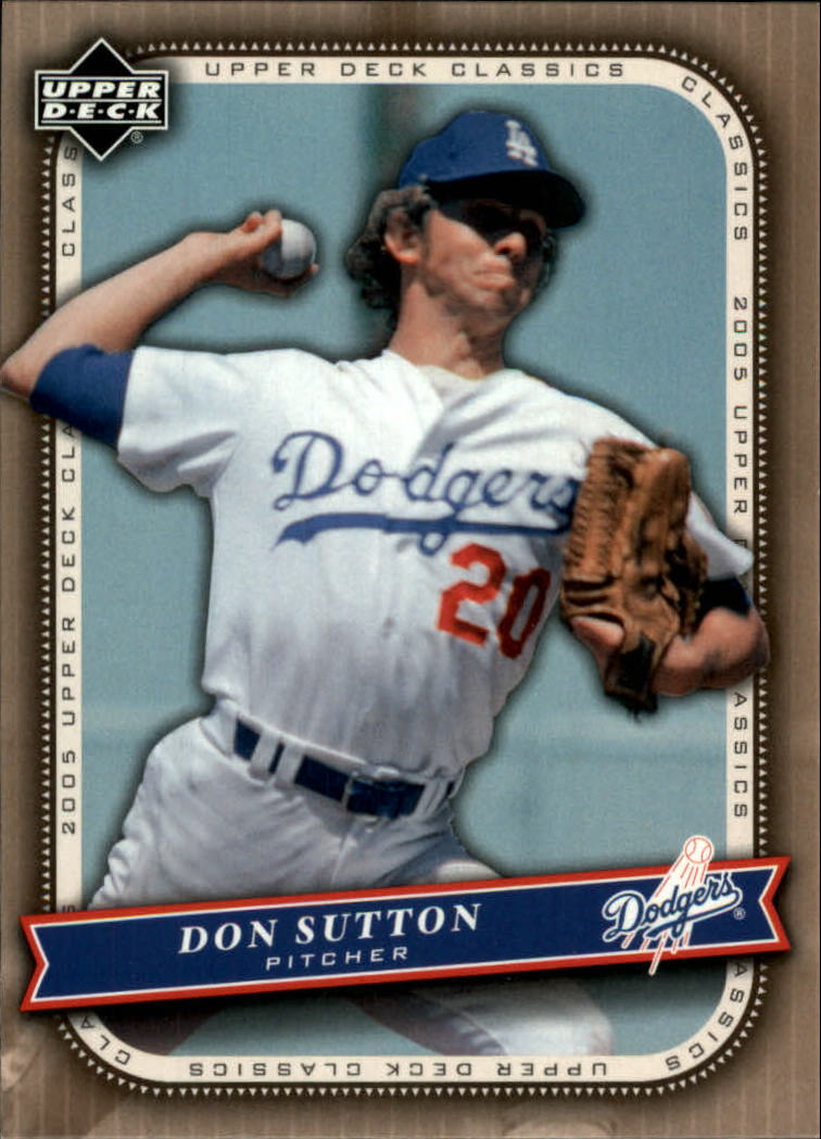 2005 Upper Deck Classics #27 Don Sutton