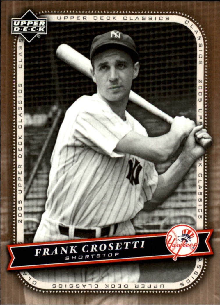 2005 Upper Deck Classics #36 Frankie Crosetti