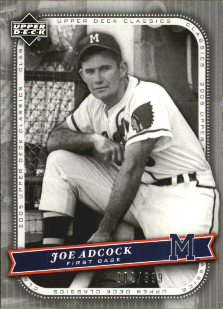 2005 Upper Deck Classics Silver #50 Joe Adcock