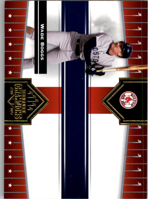 Wade Boggs cards (1989-2024) Red Sox Yankees Rays - You Choose