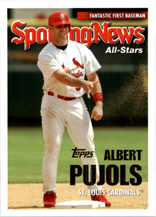 2005 Topps #719 Albert Pujols AS