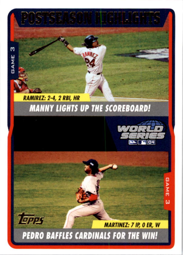 2005 TOPPS #362 MANNY RAMIREZ BOSTON RED SOX