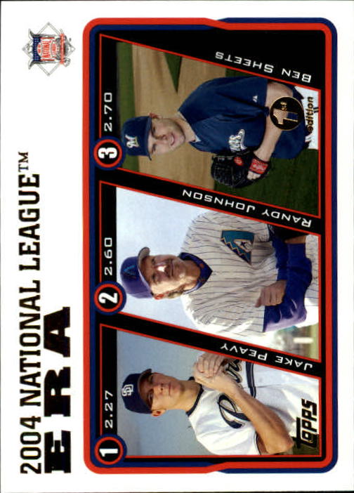 2005 Topps 1st Edition #347 Peavy/Johnson/Sheets LL