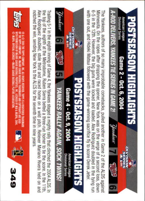2005 Topps 1st Edition Baseball Card Pick (Inserts) 268-692 - Picture 109 of 405